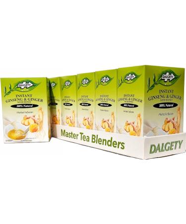 Dalgety Instant Ginseng and Ginger Herbal Infusion 122g Cartons 100% Natural Caffeine Free Tea Our Delicious Tea helps build your Immune System and Boosts Energy (6 Pack) - Buy Online on SooperMarket.com
