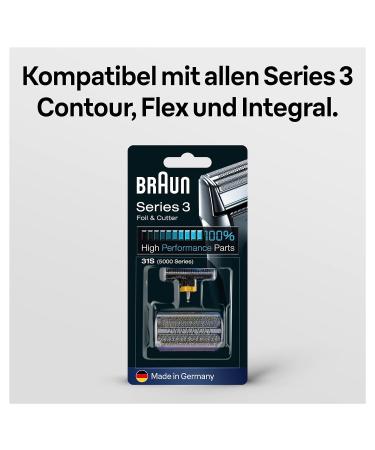 Braun Series 3 Electric Shaver Replacement Head 31S - Compatible Shear for Razor Men | 1 Pack - Buy Online on SooperMarket.com