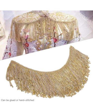 Snufeve6 Rhinestone Chain - 14cm Crystal Trim for Headwear Wedding Dresses & Necklaces | International Shipping - Buy Online on SooperMarket.com