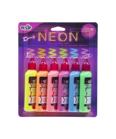 Tulip Dimensional Neon Fabric Paint 6-Pack