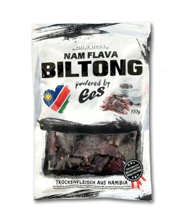 Nam Flava Original Biltong 500g - Premium Beef Jerky High Protein Dried Meat - International Shipping Available - Buy Online on SooperMarket.com