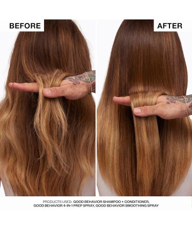 IGK GOOD BEHAVIOR Spirulina Protein Smoothing Spray | Keratin Like Treatment + Frizz Control + Heat Protectant | Vegan + Cruelty Free | 5.6 Oz (Pack of 2) 5.6 Fl Oz (Pack of 2) - Buy Online on SooperMarket.com