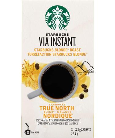 Starbucks Via Instant True North Blend Blonde Roast Coffee 8 Count & Cold Brew Coffee Concentrate Signature Black 946 milliliters - Buy Online on SooperMarket.com