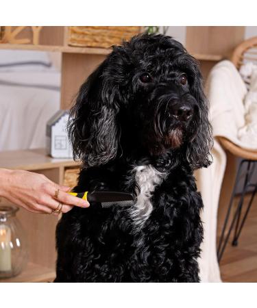 Lionto Lice Comb for Dogs | Premium Dog Brush & Coat Care Tool | Effective Dog Comb for Grooming - Buy Online on SooperMarket.com