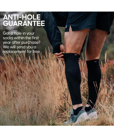 DANISH ENDURANCE Graduated Calf Compression Sleeves 21-26 mmHG - Neon Yellow/Light Blue - Men & Women - Buy Online on SooperMarket.com