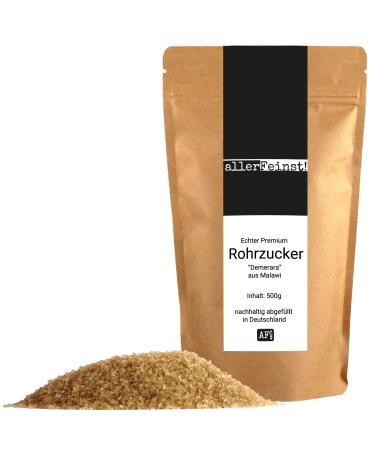 allerFeinst! - Real premium cane sugar from Malawi (East Africa) 1 pack (1 x 500g)