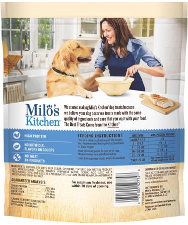 Milo's Kitchen Chicken Meatballs Dog Treats - 18oz, Real Meat, Homestyle Recipe - Buy Online on SooperMarket.com