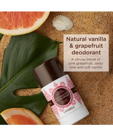 Lavanila Aluminum Free Natural Deodorant for Girls Vanilla Grapefruit + Sport Luxe (2oz Each) - The Healthy Deodorant - Solid Stick Vegan - Buy Online on SooperMarket.com