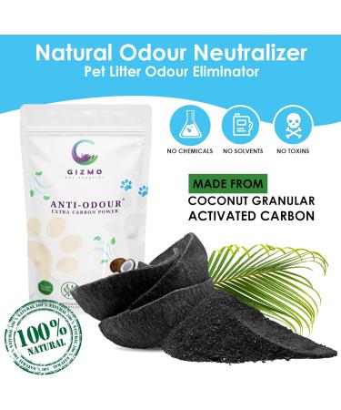 Gizmo Pet Supplies Organic Cat Litter Odour Eliminator All-Natural and Non-Scented Planet-Friendly Deodorizer for Fresh, Odour-Free Cat Litter - Buy Online on SooperMarket.com