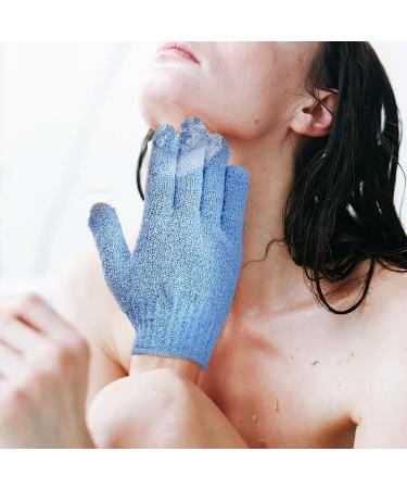 Healifty 6 Pairs Exfoliating Gloves for Body Shower - Bath and Shower Scrubber Gloves for Women - Buy Online on SooperMarket.com