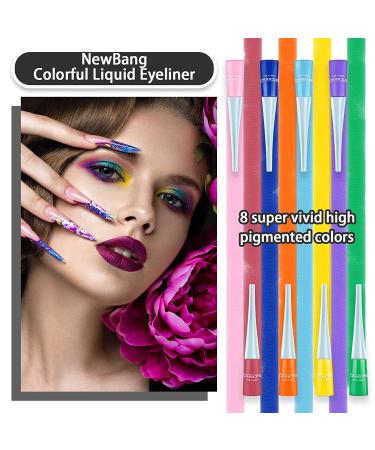 Matte Liquid Eyeliner Set - 8 Colors, Long Lasting, Waterproof, High Pigmented Eye Liner Pen for Women & Girls - 8 PCS - Buy Online on SooperMarket.com