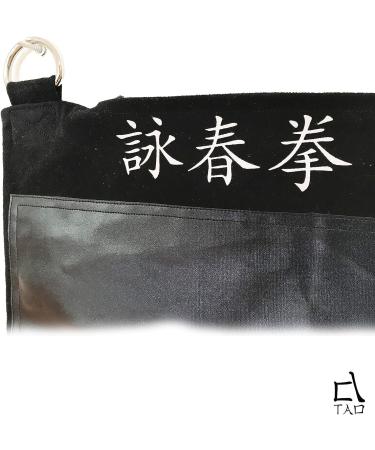 TAO Wing Chun Wall Bag Strike Target 1 Section Kung fu Canvas and PU Leather (unfilled) - Buy Online on SooperMarket.com