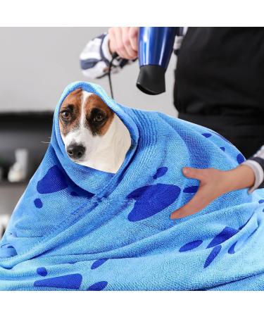LLMSix Extra Absorbent Dog Towels - Large Microfiber Pet Towels for Small & Large Dogs/Cats (140x70cm) - Quick Drying & Soft - Buy Online on SooperMarket.com