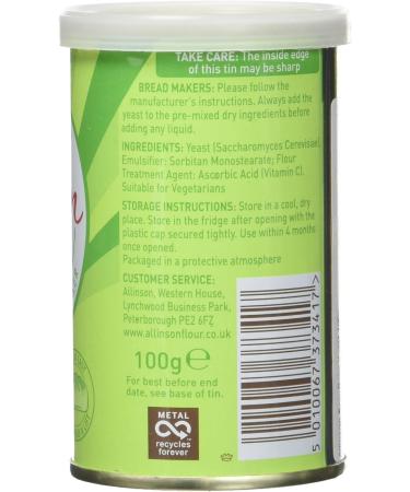 Allinson Easy Bake Yeast 100g - Convenient Pack of 1 for Fresh Baking Results - Buy Online on SooperMarket.com