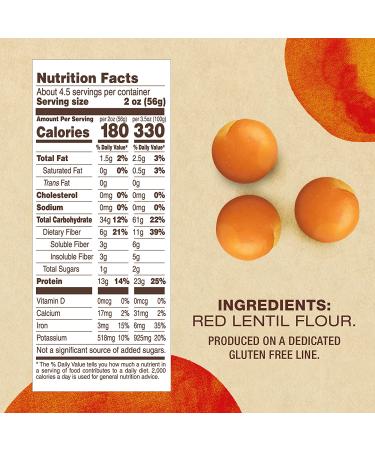Barilla Red Lentil Penne Pasta 8.8 oz (Pack of 10) - Vegan, Gluten Free, Non GMO & Kosher - High Protein Plant Based Pasta - Buy Online on SooperMarket.com