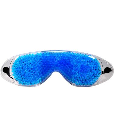 M&H-24 cooling mask cooling glasses gel mask gel mask-sleep mask relaxation mask yellow glasses mask for eyes against swollen eyes and dark circles with gel beads 2 pieces