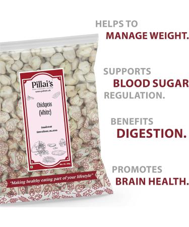 Pillai's Chickpeas (White) - 250 grams - Buy Online on SooperMarket.com