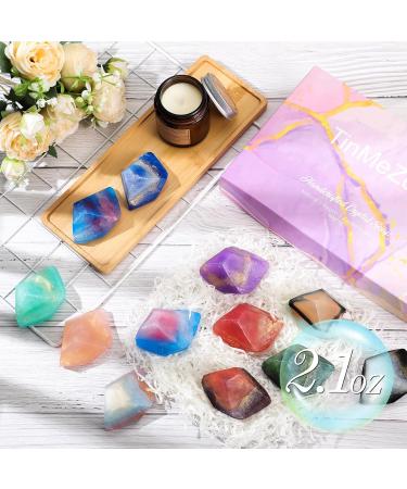 Buy Loopeer 12 Pieces Gemstone Soap - Organic Fragrance Soap Bars for Bath & Body | Perfect Gift for Men & Women Birthday & Christmas - Buy Online on SooperMarket.com