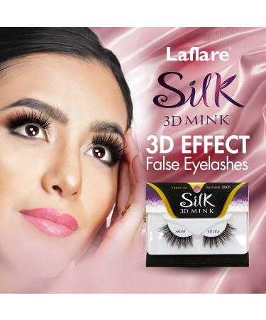 Laflare 3D SILK MINK Cat Eye False Eyelashes - Wispy, Fluffy, and Multi-layered (SM14) - Buy Online on SooperMarket.com
