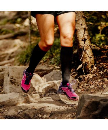 Weekend Peninsula Compression Socks for Men & Women - Knee High Sports & Travel S-M Black & Brown - Buy Online on SooperMarket.com