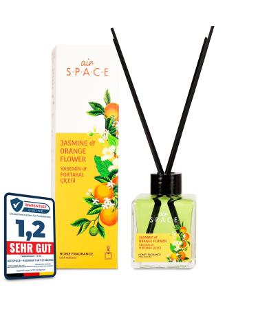 Air Space Fragrance Sticks - Room Fragrance with Sticks - Room Freshener - Fresh - Fruity - Floral (Jasmine Orange Flower)