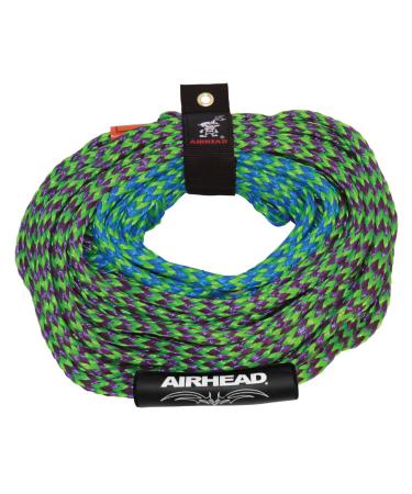 Airhead 2 Section Tow Rope for 1-4 Rider Towable Tubes, Multiple