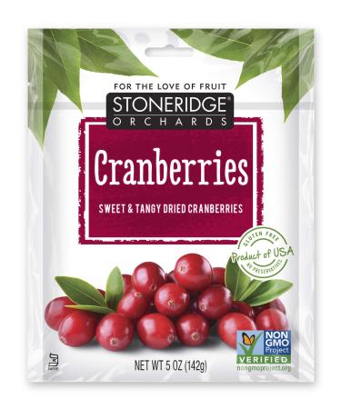 Stoneridge Orchards Cranberries Sweet & Tangy Dried Cranberries 5 oz (142 g)