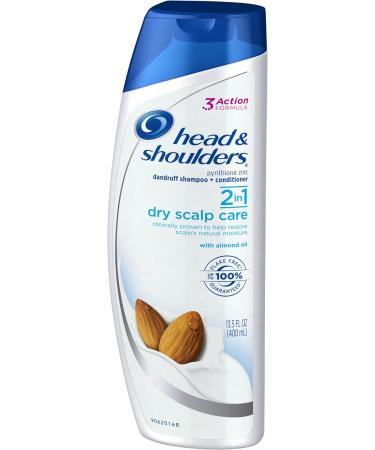 Head & Shoulders Dry Scalp Care With Almond Oil 2-In-1 Dandruff Shampoo & Conditioner 14.2 Fluid Ounce (Pack Of 2) - Buy Online on SooperMarket.com