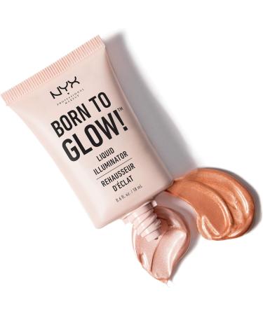 NYX Born to Glow Liquid Illuminator - Sun Beam 01 - 18ml - Vegan Formula - Buy Online on SooperMarket.com