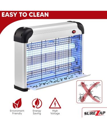 Surezap Electric Insect Kill Mosquito Bug Fly & Other Pests Killer Powerful 2800V Grid 20W Bulbs - Buy Online on SooperMarket.com