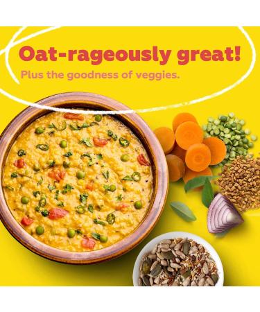 Yogabar Veggie Masala Oats 1Kg | Gluten-Free, Non-GMO Diet Food | With Pumpkin, Watermelon, and Chia Seeds | Helps Reduce Cholesterol | Ideal for Weight Loss - Buy Online on SooperMarket.com