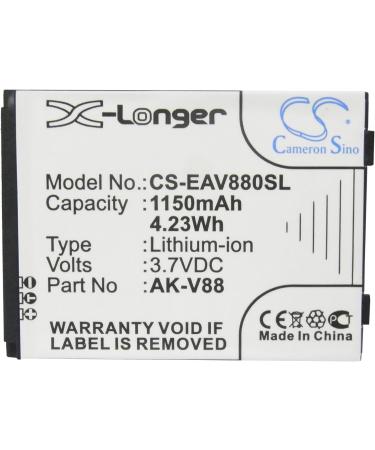 Buy Compatible 1150mAh Battery for Emporia AK-V88 & Connect - International Shipping Available - Buy Online on SooperMarket.com