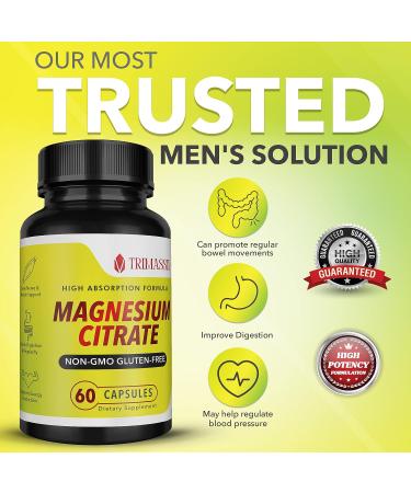Trimassix Magnesium Citrate: Non-GMO & Gluten-Free Supplement - Buy Online on SooperMarket.com