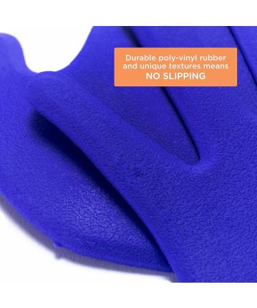 K-Roo Sports Set of 6 Hand-Shaped Floor Markers - Non-Slip Rubber Handprints for Gym, Dance, Karate - Includes Mesh Bag - Buy Online on SooperMarket.com