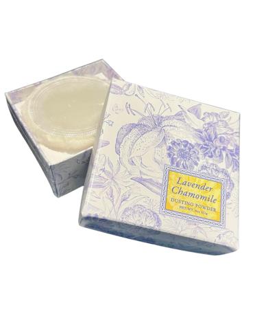 Greenwich Bay Trading Company Lavender Chamomile Dusting Powder - 4 oz Gentle Talc-Free Body Powder with Soothing Lavender & Chamomile Ideal for All Skin Types