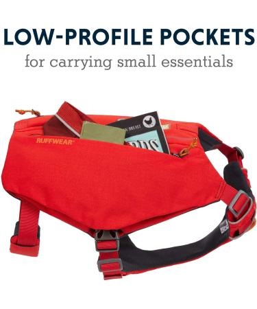 Luffwear Dog Dishes with Built-in Bags | All-Day Comfort for Small Breeds | Perfect for Short Trips & Everyday Use - Red Sumac - Buy Online on SooperMarket.com