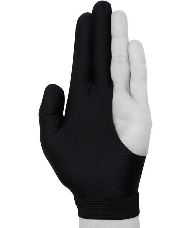 Billiard Pool Cue Glove by Fortuna - Classic - Fits Either Hand - Black X-Large - Buy Online on SooperMarket.com