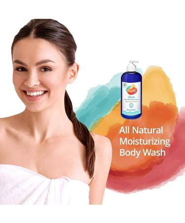 Sea Kind Glow Wash - Ocean Breeze Scent, 16 Fl Oz, All-Natural & Moisturizing Vegan Wash for Women, Men, and Kids - Buy Online on SooperMarket.com