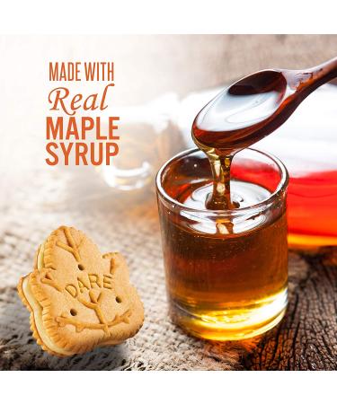 Dare Maple Leaf Crme Cookies - Classic Canadian Cookie with Real Maple Syrup - Peanut Free - 10.6 Ounces (Pack of 12) - Buy Online on SooperMarket.com