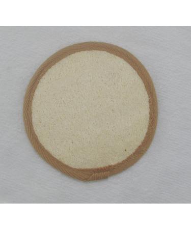 6-Piece Natural Exfoliating Face Pad Loofah Sponge Set - Shower Scrubber for Body Bath Spa, Men & Women - Renewable Resource - Buy Online on SooperMarket.com