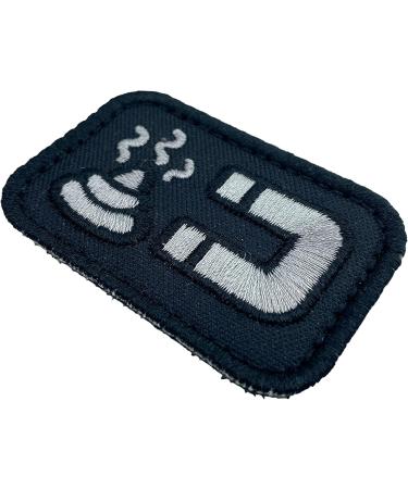 Shit Magnet Embroidered Airsoft Velcro Patch - Perfect for Cosplay & Tactical Gear | International Shipping - Buy Online on SooperMarket.com