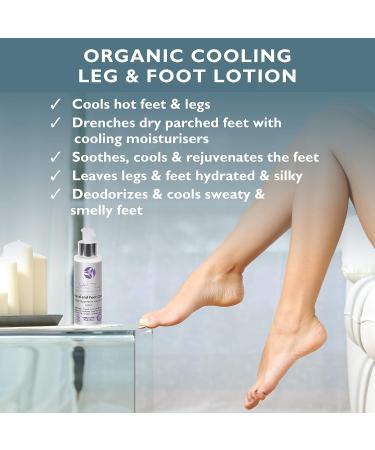 Peppermint cool foot lotion organic foot cooling cream aloe vera and peppermint oils foot cooling lotion for hot feet and smelly feet foot cooling products vegan paraben free. - Buy Online on SooperMarket.com