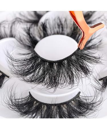 25mm 3D Mink Lashes Full Volume Mink Eyelashes Fluffy Volume Dramatic 25mm Mink Lashes Extension Cruelty-free Siberian Mink Strip Eyelashes (06 61 82 mix)â¦â¦â¦â¦ y-3-06 - Buy Online on SooperMarket.com