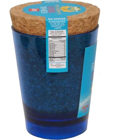 Fleur de Sel of Chapuline to the Lemon Protein10% Low Sodium 10% Unbreakable Tumbler with 250 g(8.8oz) for Beer Tequila Mezcal Cocktails & Gourmet Saucers. The Caviar of Salt - Buy Online on SooperMarket.com