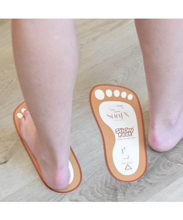 Buy SunFX Disposable Sticky Feet Protectors (50 Pairs) - Best Spray Tan Feet Pads for Airbrush Tanning | International Shipping Available - Buy Online on SooperMarket.com
