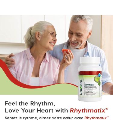 Univera Rhythmatix Heart health Cardiovascular Health Blood Circulation DHA EPA Omega-3 Coenzyme Q10 Vitamin B6 & B12 60 softgels (30-Day Supply) - Buy Online on SooperMarket.com