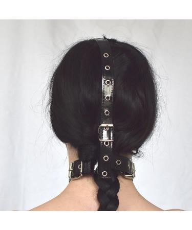 Steel Hooks Lockable Nose Gag Harness - BDSM Bondage Gear - Buy Online on SooperMarket.com