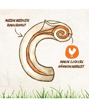 8in1 Delights Chicken Rings - Healthy Dog Kausnack Quality Chicken & Beef Skin 119g (3 Pieces) - International Shipping Available - Buy Online on SooperMarket.com