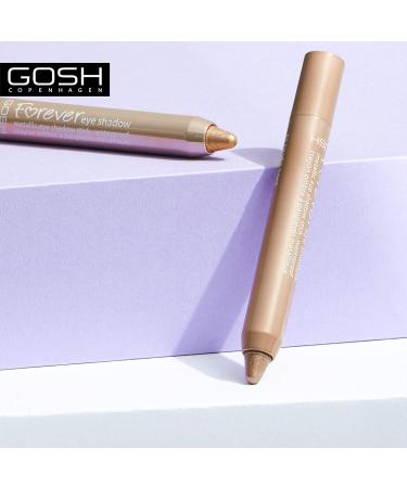 Gosh Forever Eye Shadow - Waterproof Creamy Eyeshadow Pen 002 Beige (Metallic) | Long-Lasting Color Perfume-Free Skin-Friendly | International Shipping Available - Buy Online on SooperMarket.com