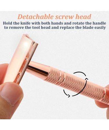 Premium Stainless Steel Safety Razors - Double Edge & Single Blade for a Close Smooth Shave | Ideal for Men - Buy Online on SooperMarket.com